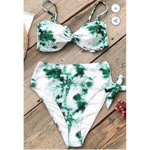Emerald Green High Waisted Bikini